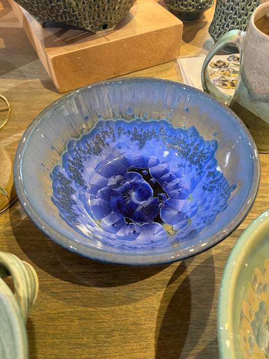7” Crystalline Ceramic Bowl by Indikoi