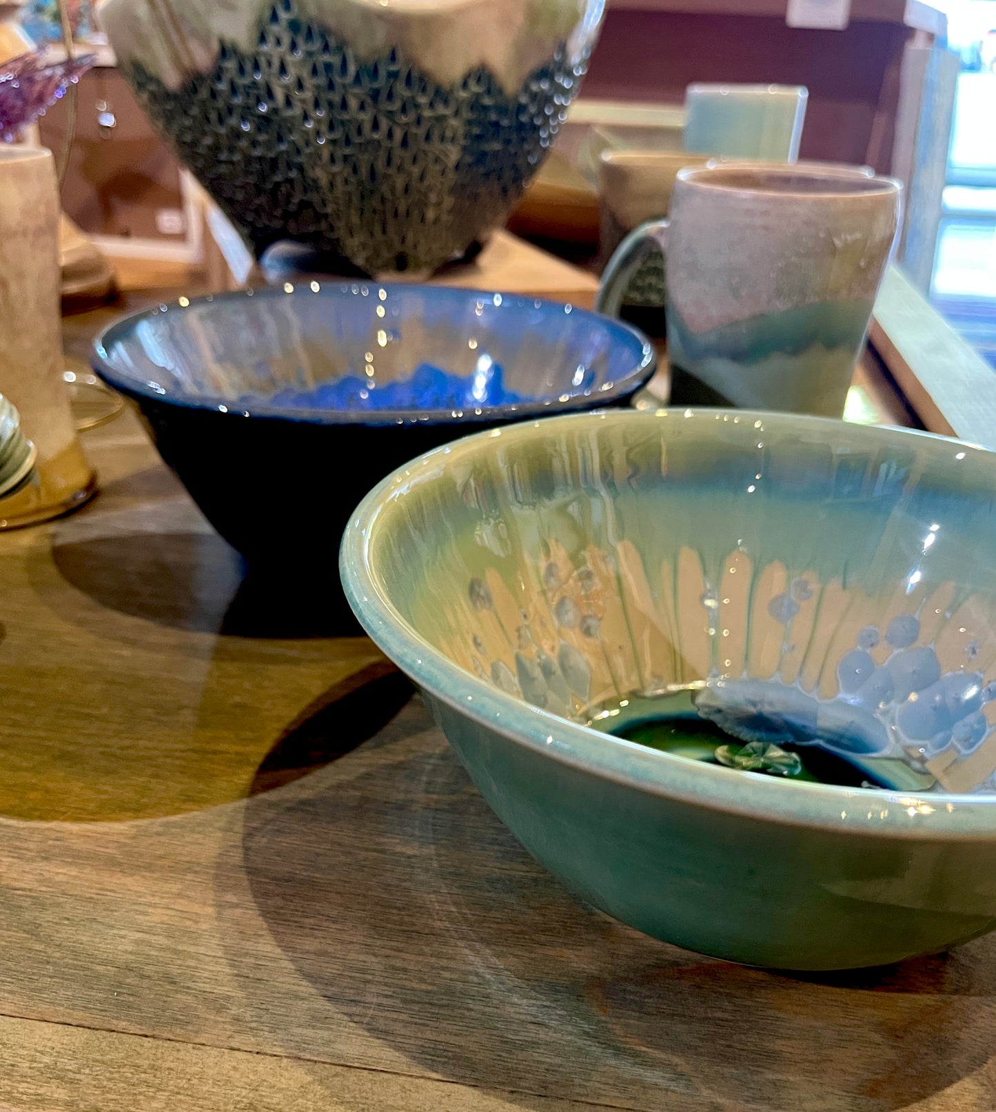 7” Crystalline Ceramic Bowl by Indikoi