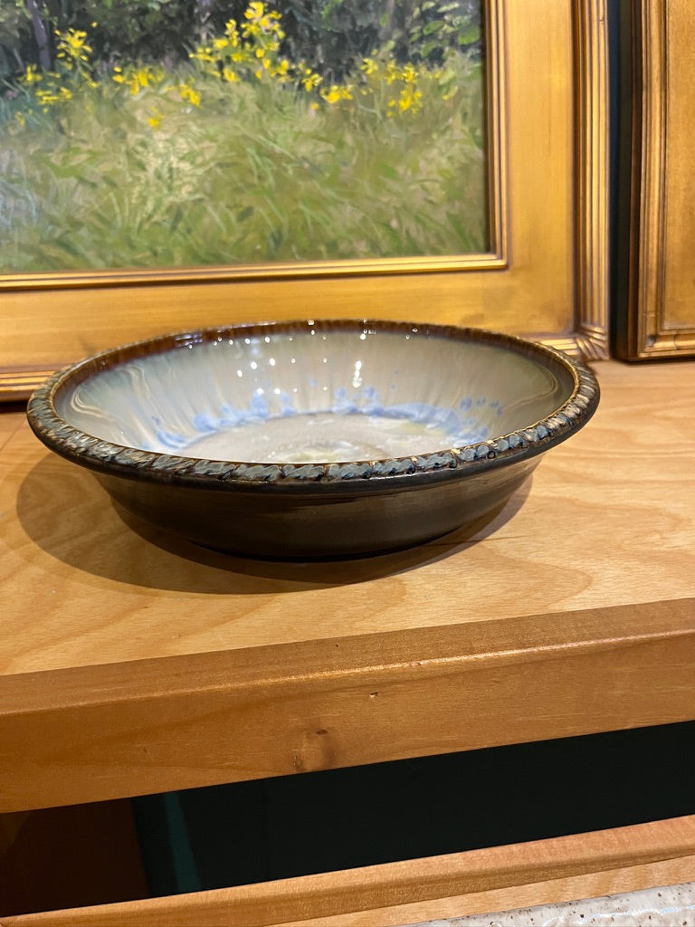 Crystalline Ceramic Serving Dish by Indikoi