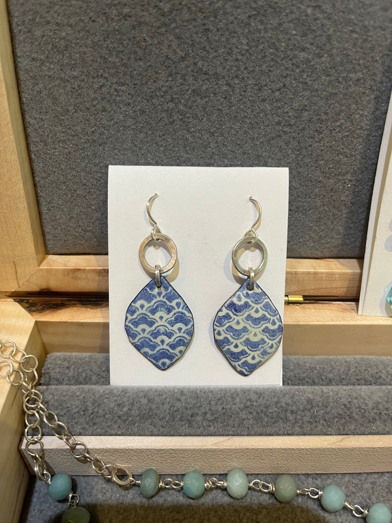 EE80 Enamel Earrings by Joanna Craft