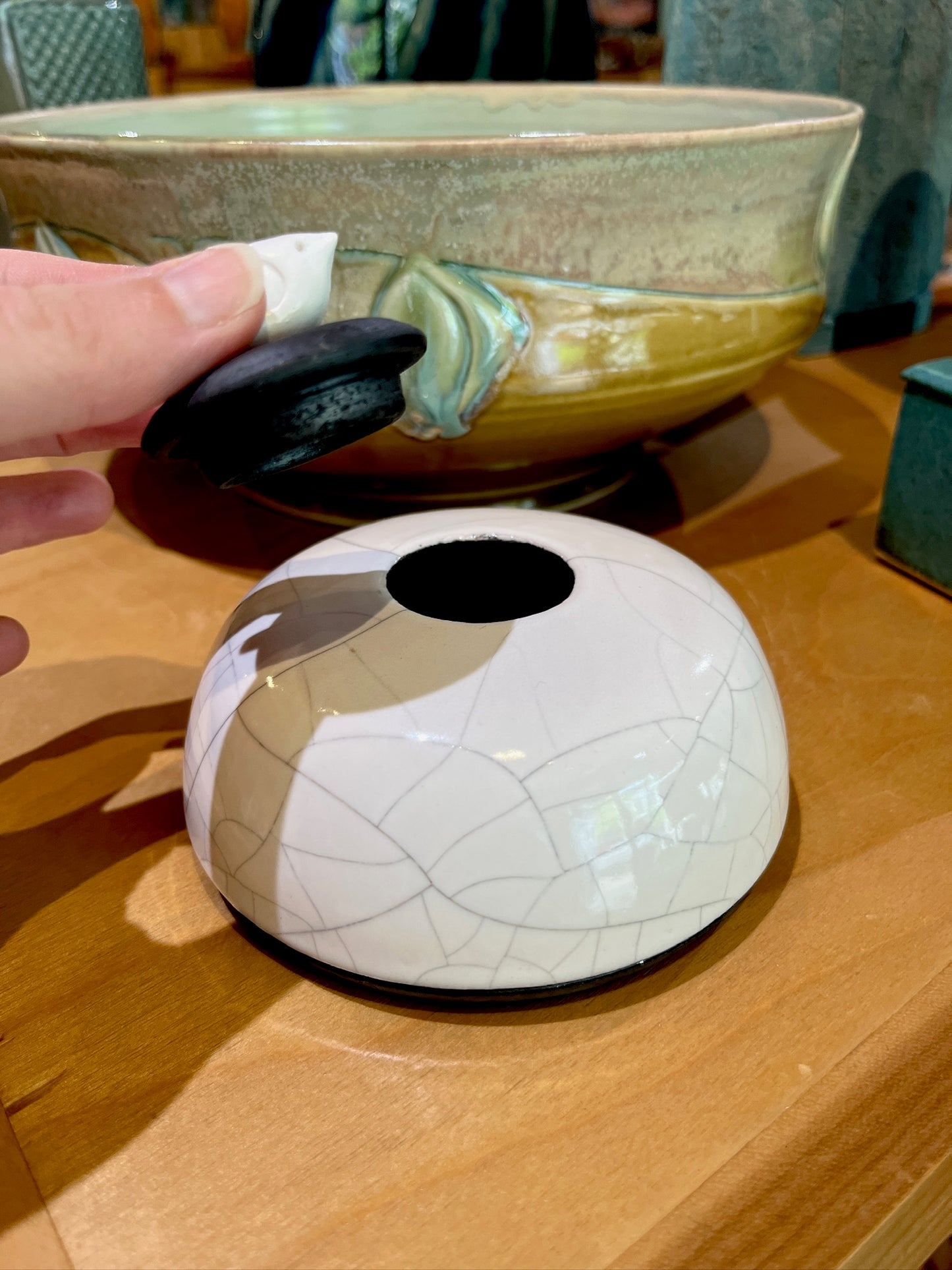 Raku Vessel 38 by Steve Vachon