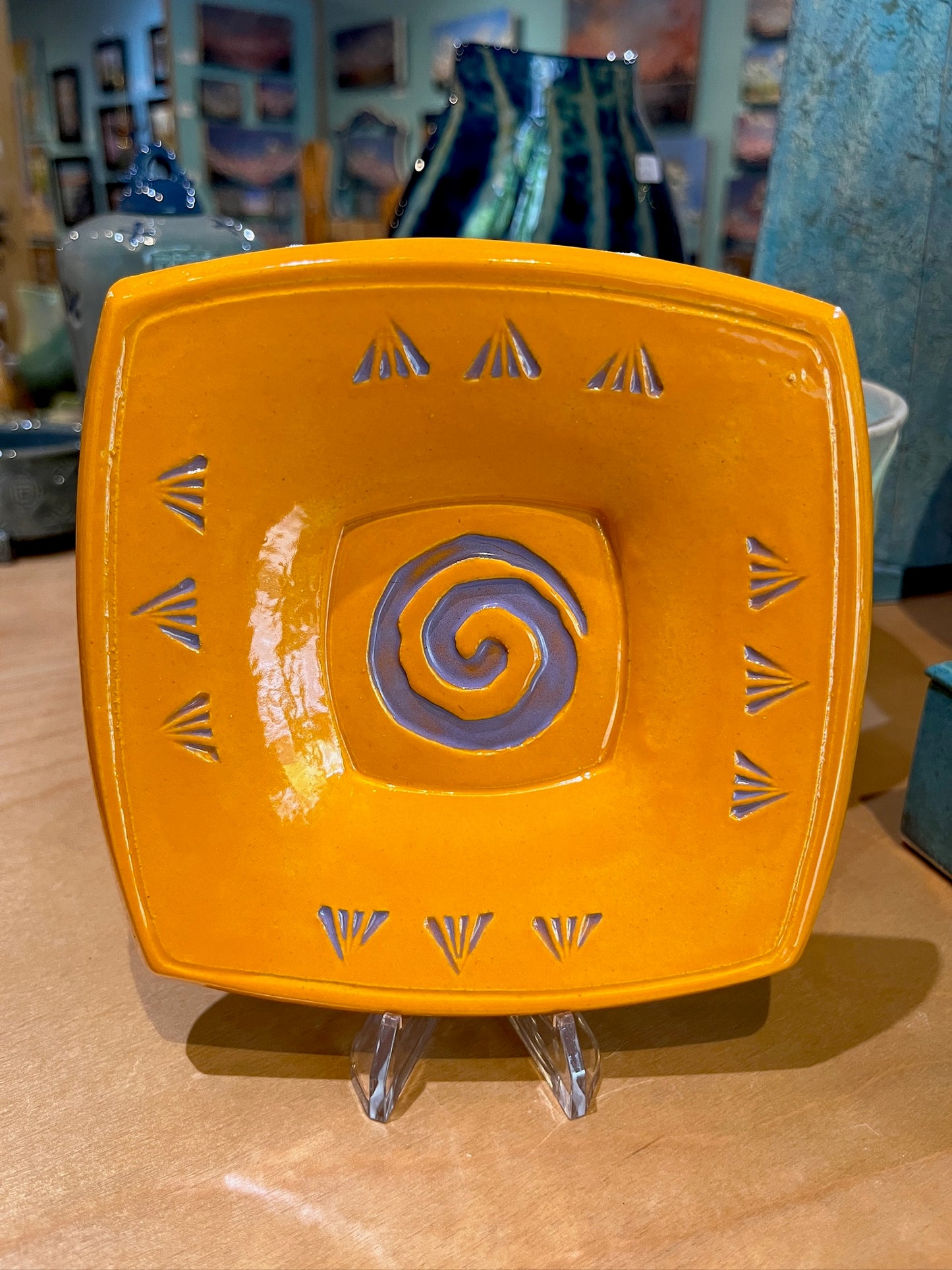 Stoneware Plate 55 by Steve Vachon