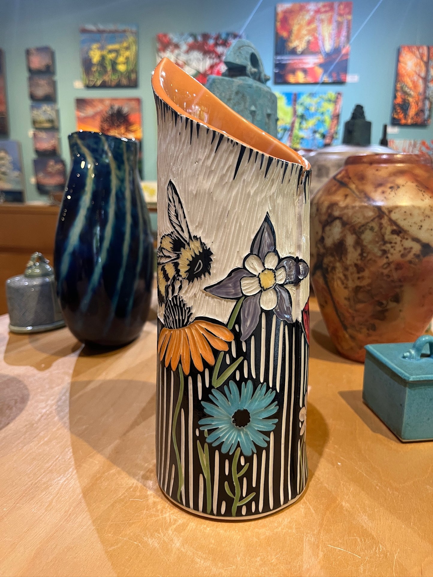 Calla Vase by Terrapin Tile