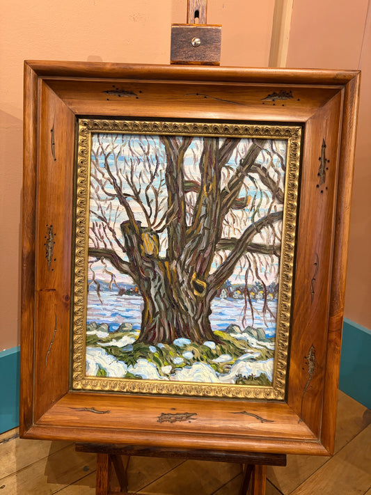 Winters End at the Weque Willow by Kevin Barton