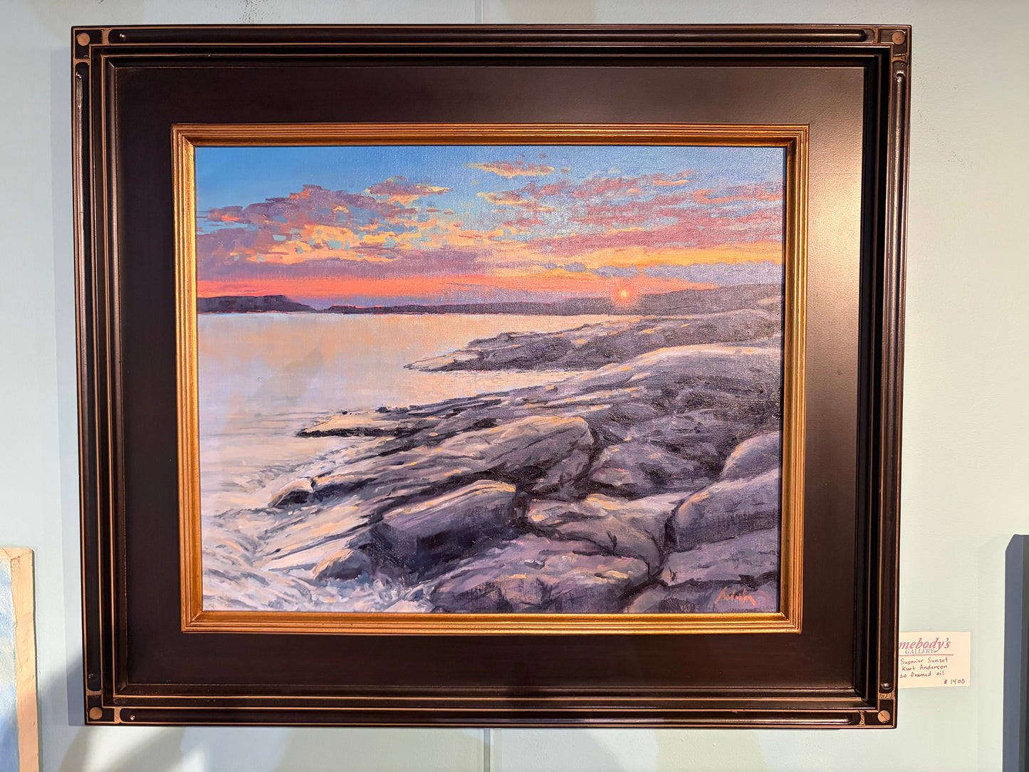 Lake Superior Sunset by Kurt Anderson
