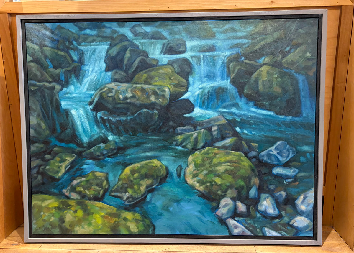 Double Falls by John Hubbard