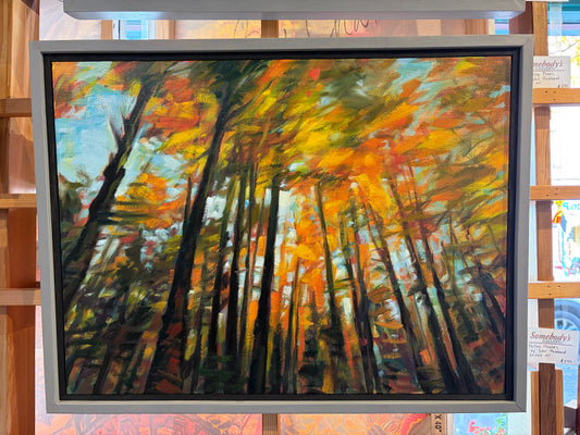 Yellow Maples by John Hubbard