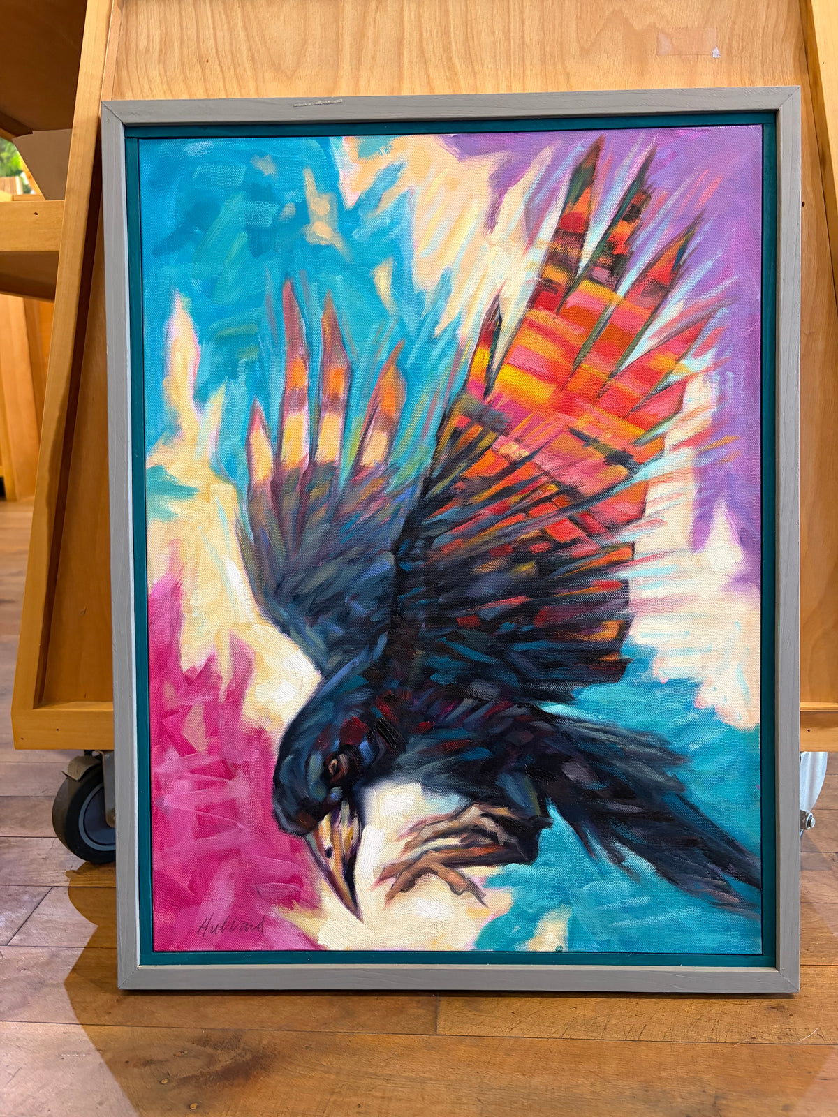 Rainbow Raven by John Hubbard
