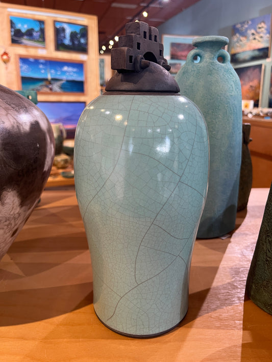 SV-5 Raku Fired Vessel by Steve Vachon