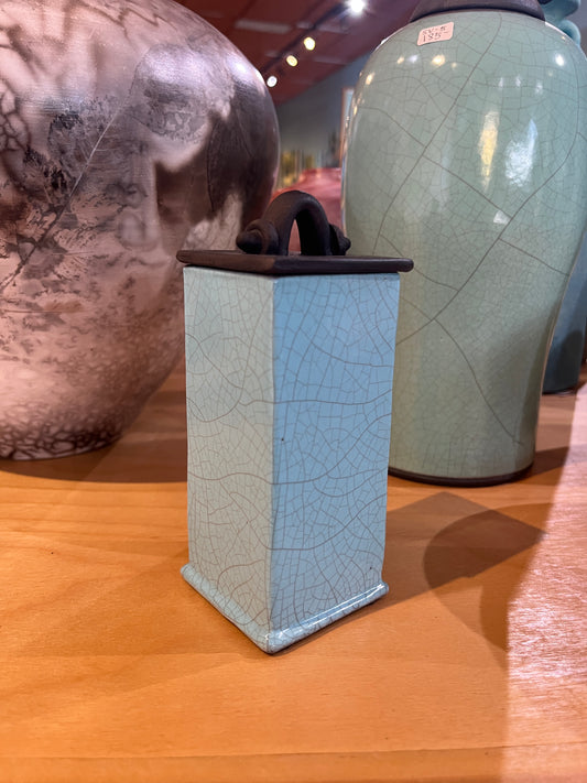 SV-35 Raku Vessel by Steve Vachon