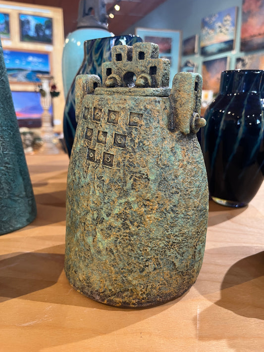 Sv-17 Stoneware Clay Vessel by Steve Vachon