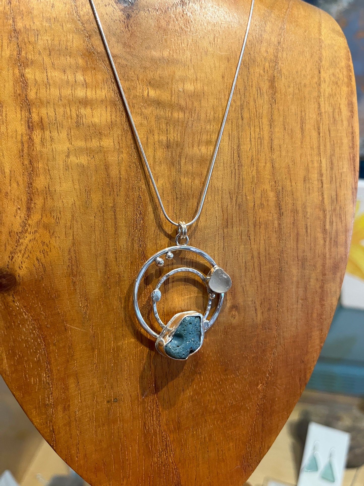 Leland Blue Galaxy Pendant by Meg Tang