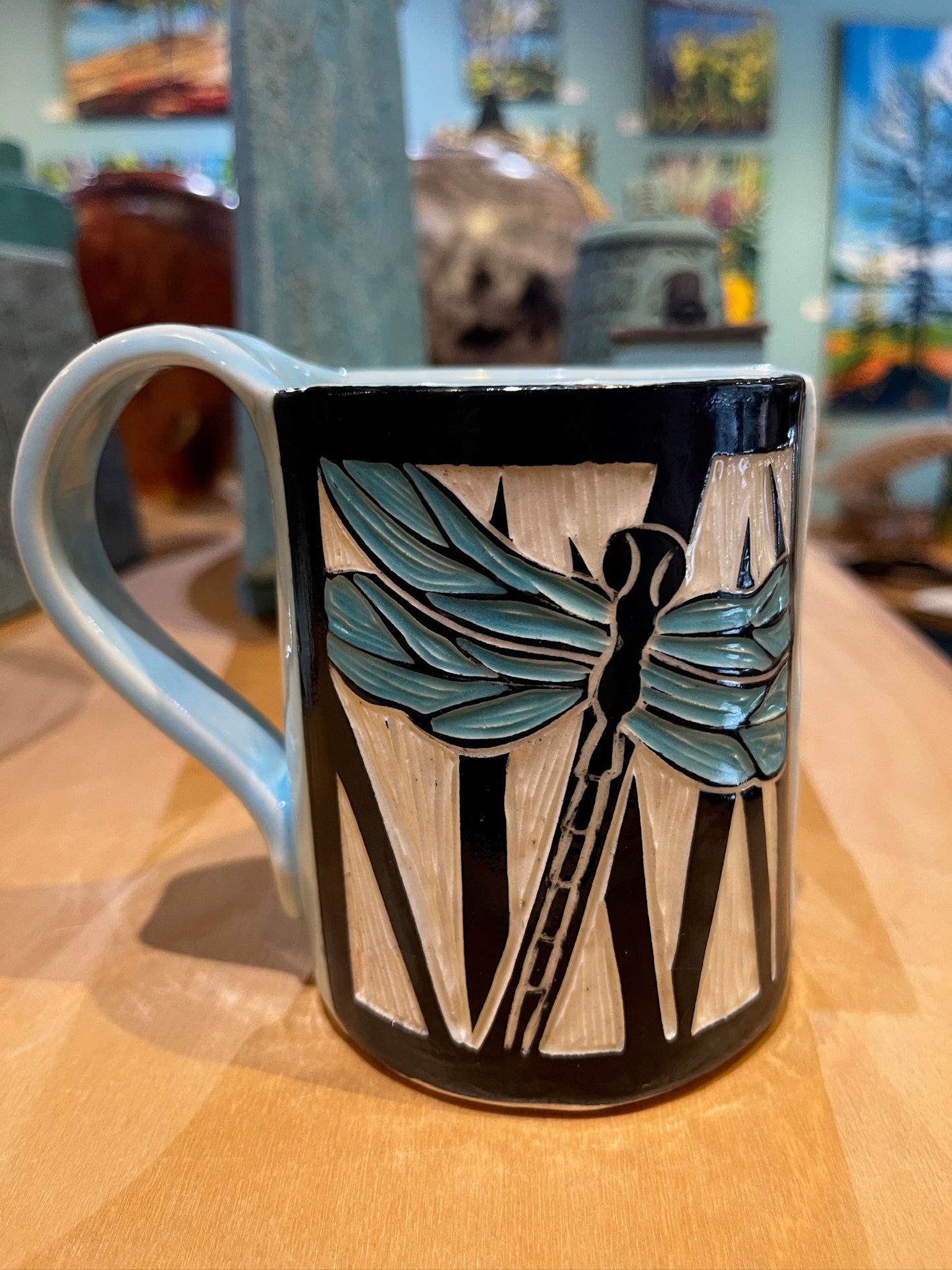 Slab Built Mug by Terrapin Tile