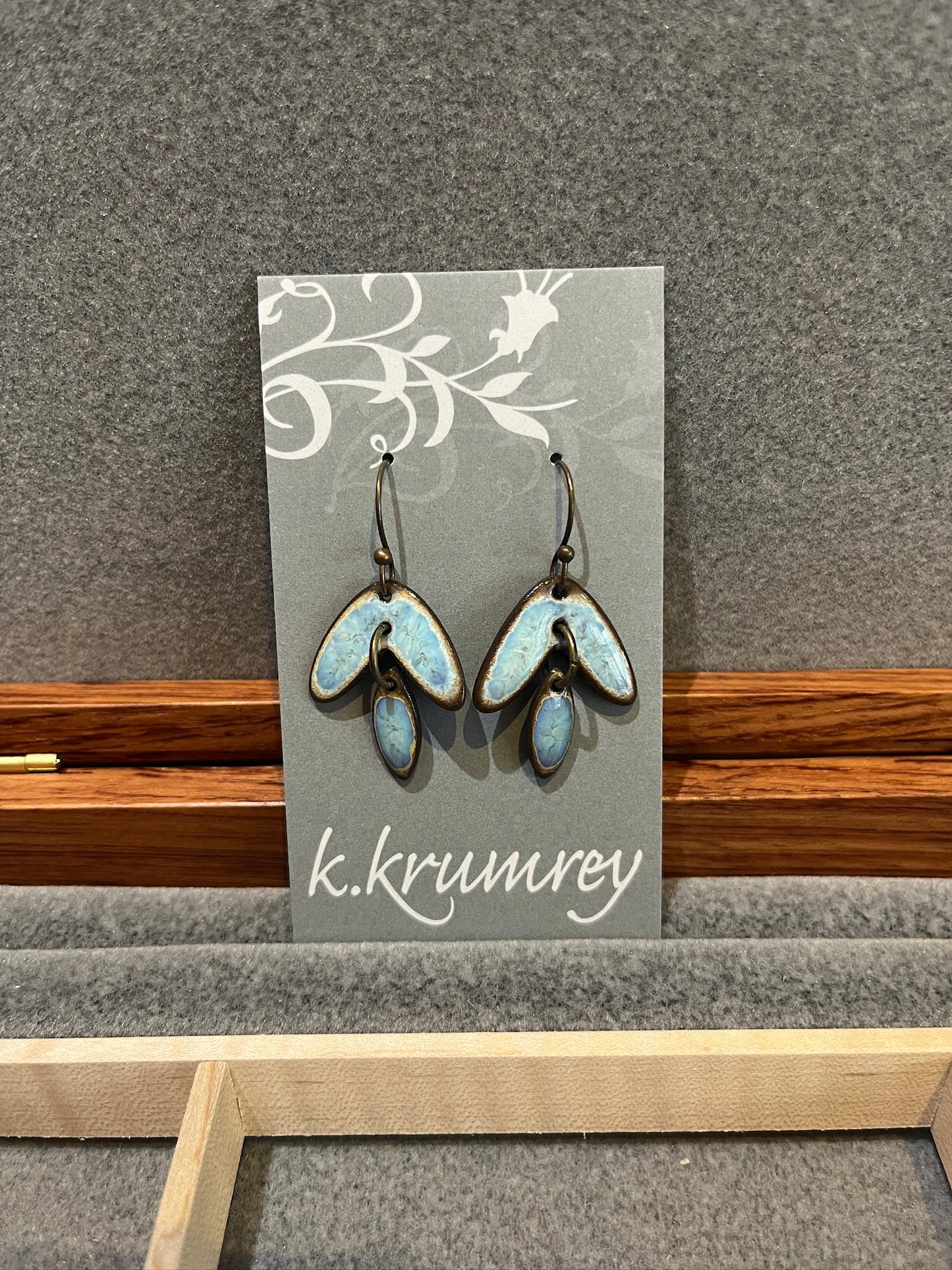 C9 Bellflower Earrings by Kim Krumrey