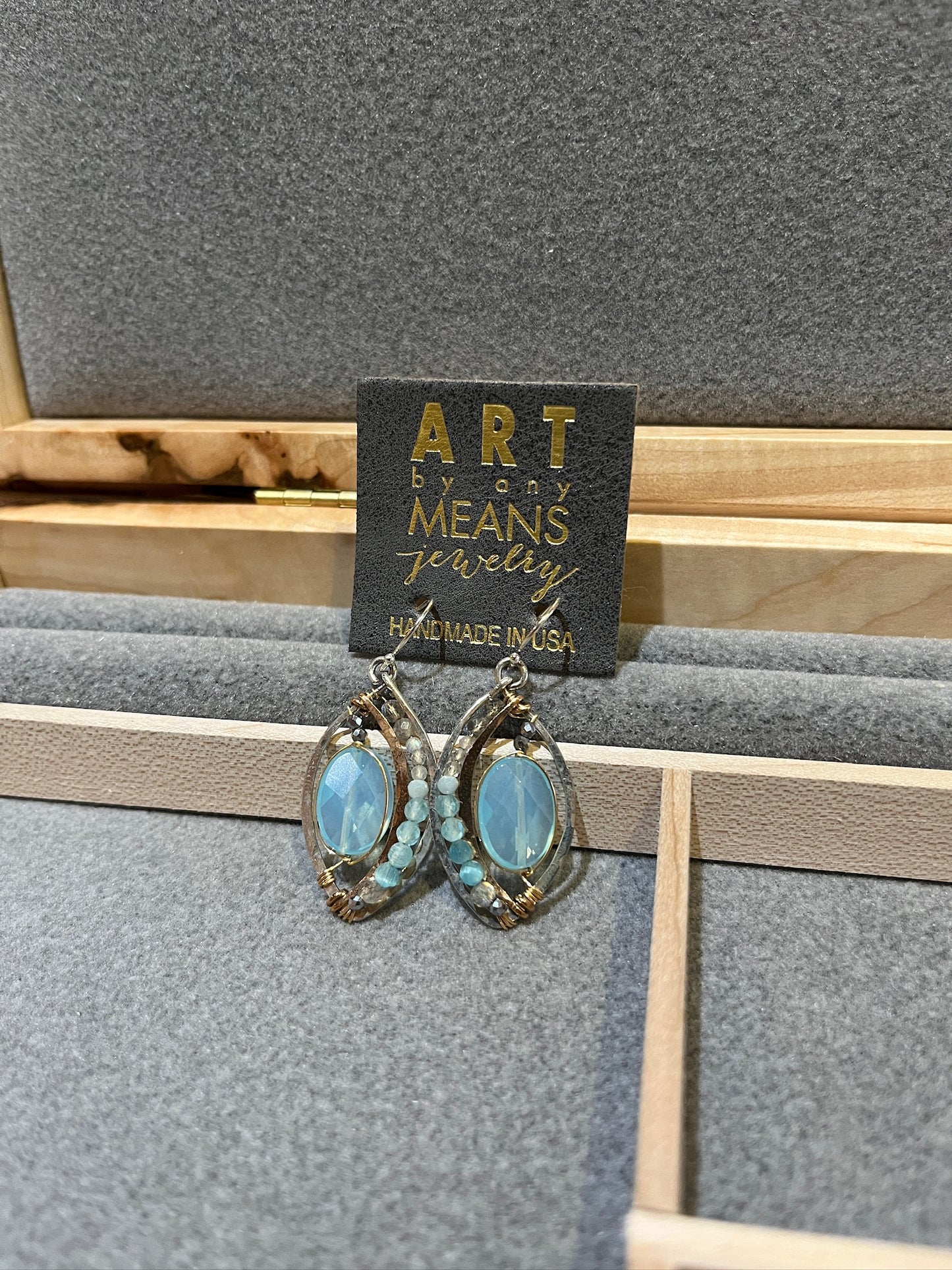 E78520 Lotus Petal Earrings by Art by Any Means