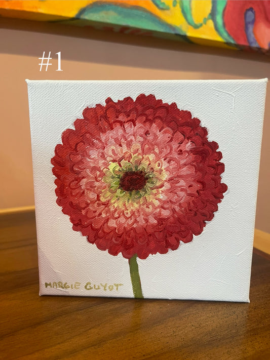 Zinnia by Margie Guyot