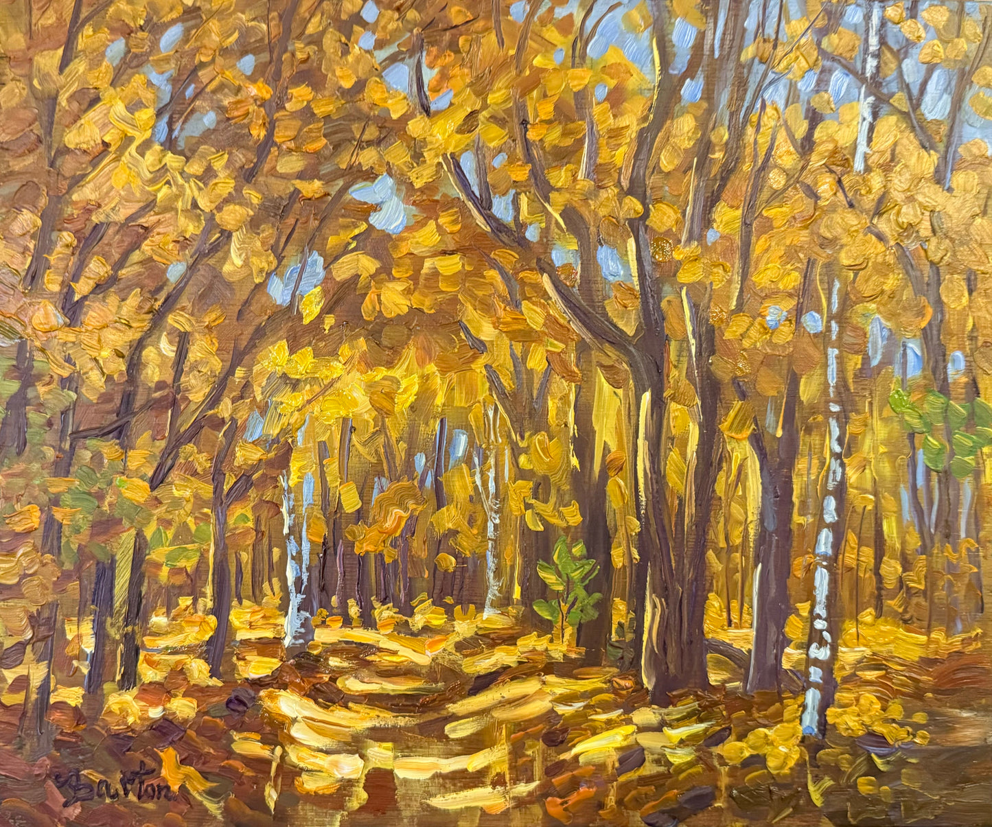The Yellow Road by Kevin Barton