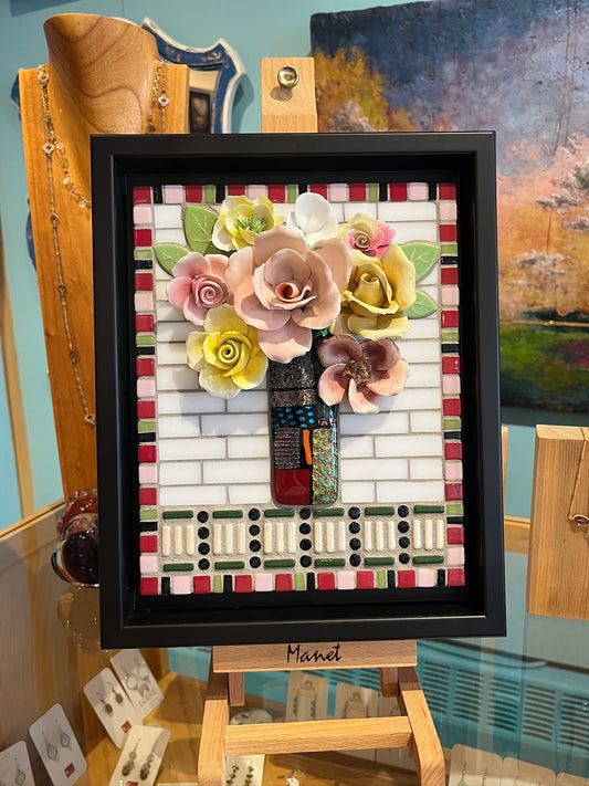 Floral Mosaic 1 by Susan Smith