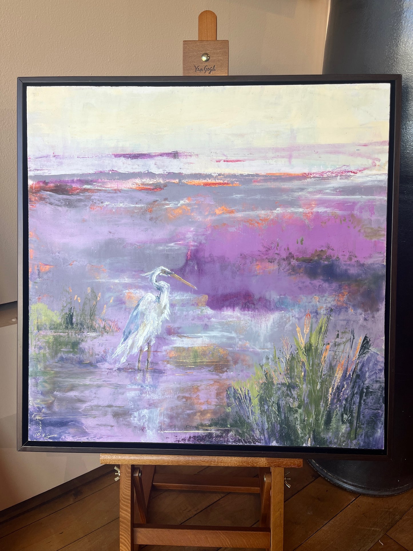Stillness in the Lavender Mist by Julie Tibus