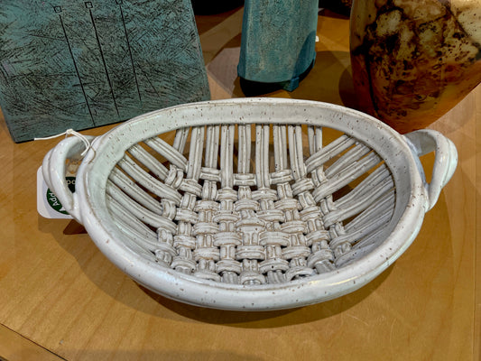 Oval Basket by Addison Pottery