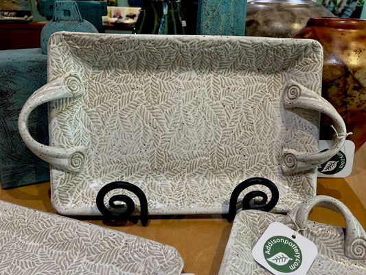 Ferns Tray by Addison Pottery