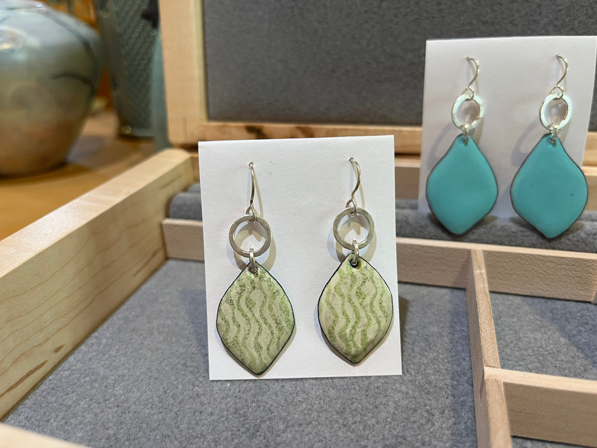 EE80 Enamel Earrings by Joanna Craft