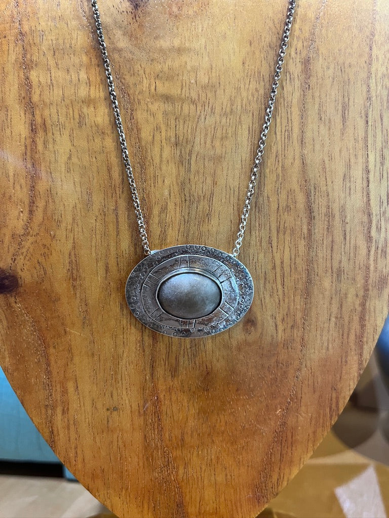PSN7 Petoskey Stone Necklace by Joanna Craft