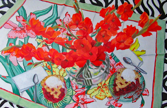 Glads and Pie by Margie Guyot