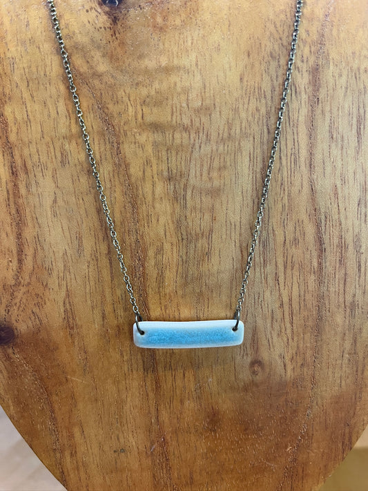 K5 Ceramic Bar Necklace by Kim Krumrey