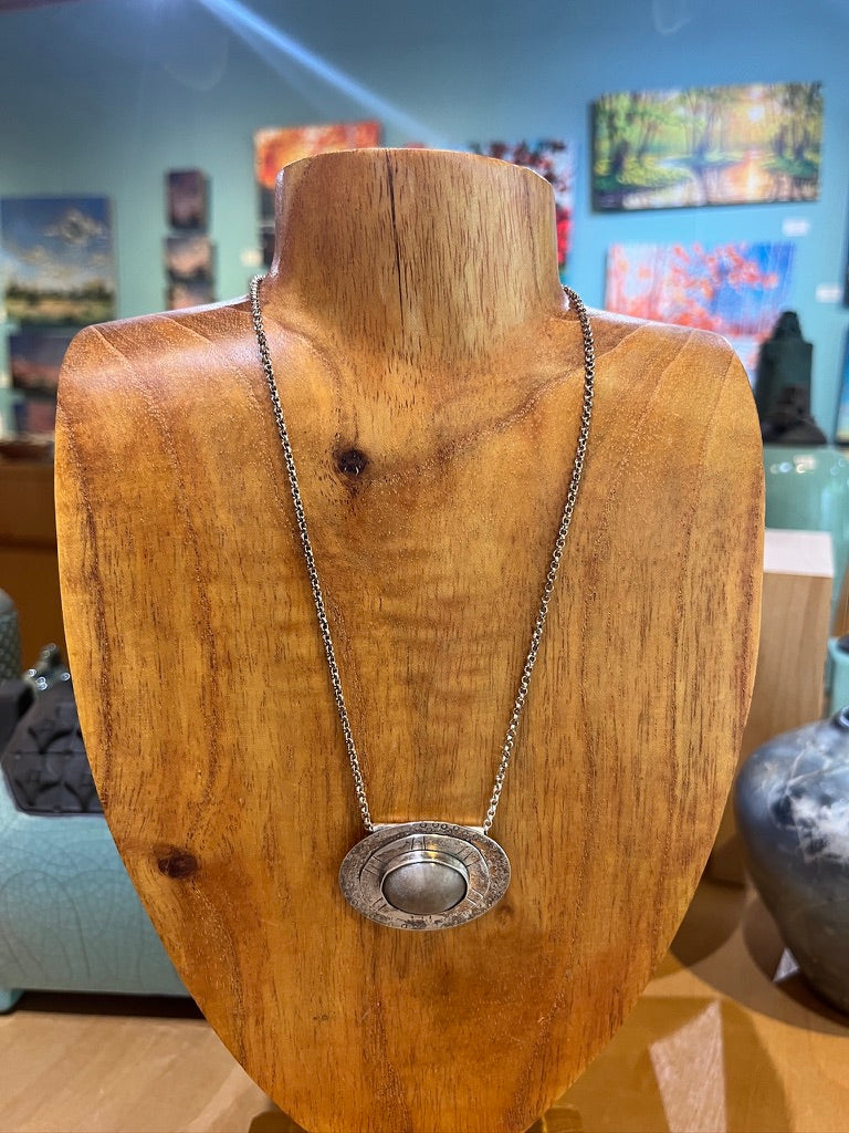 PSN7 Petoskey Stone Necklace by Joanna Craft