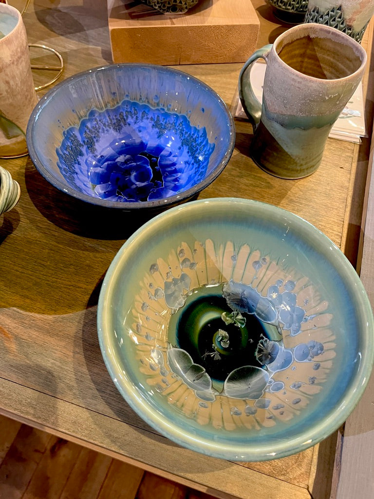 7” Crystalline Ceramic Bowl by Indikoi