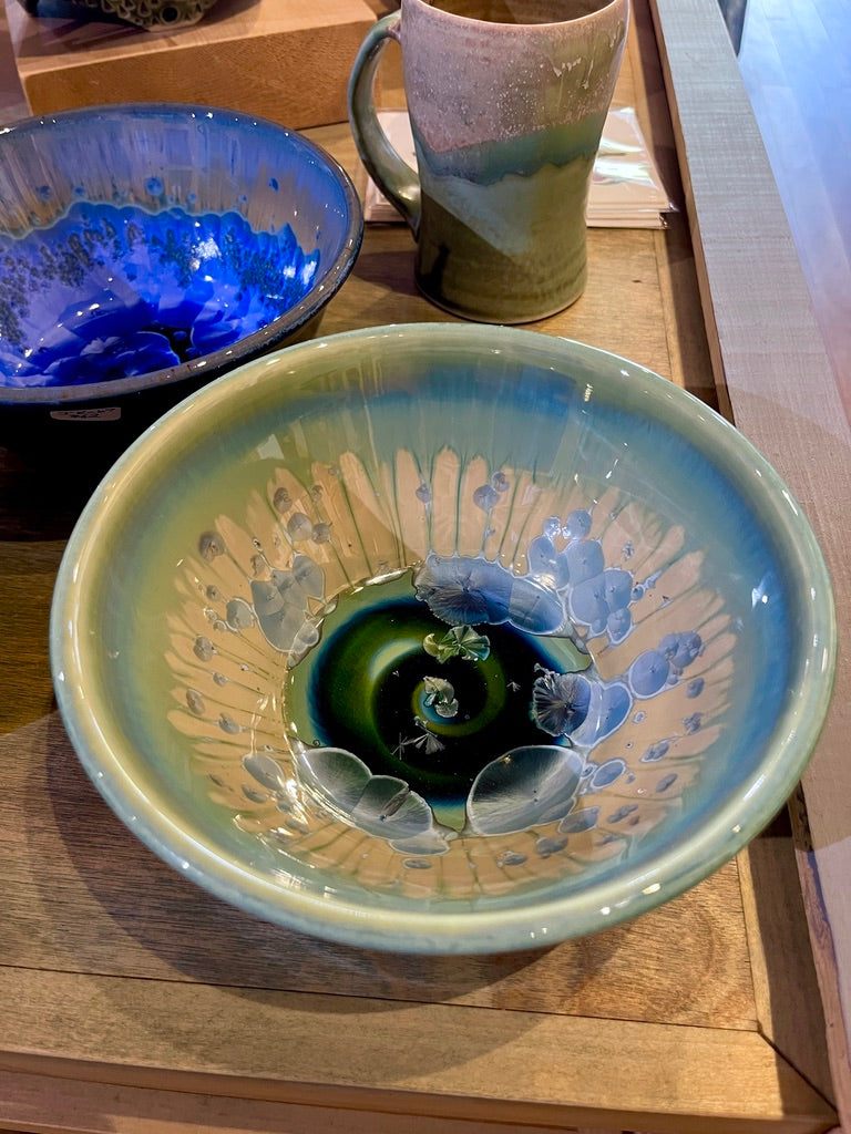 7” Crystalline Ceramic Bowl by Indikoi