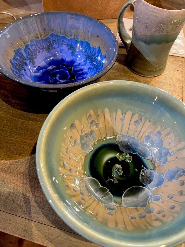 7” Crystalline Ceramic Bowl by Indikoi