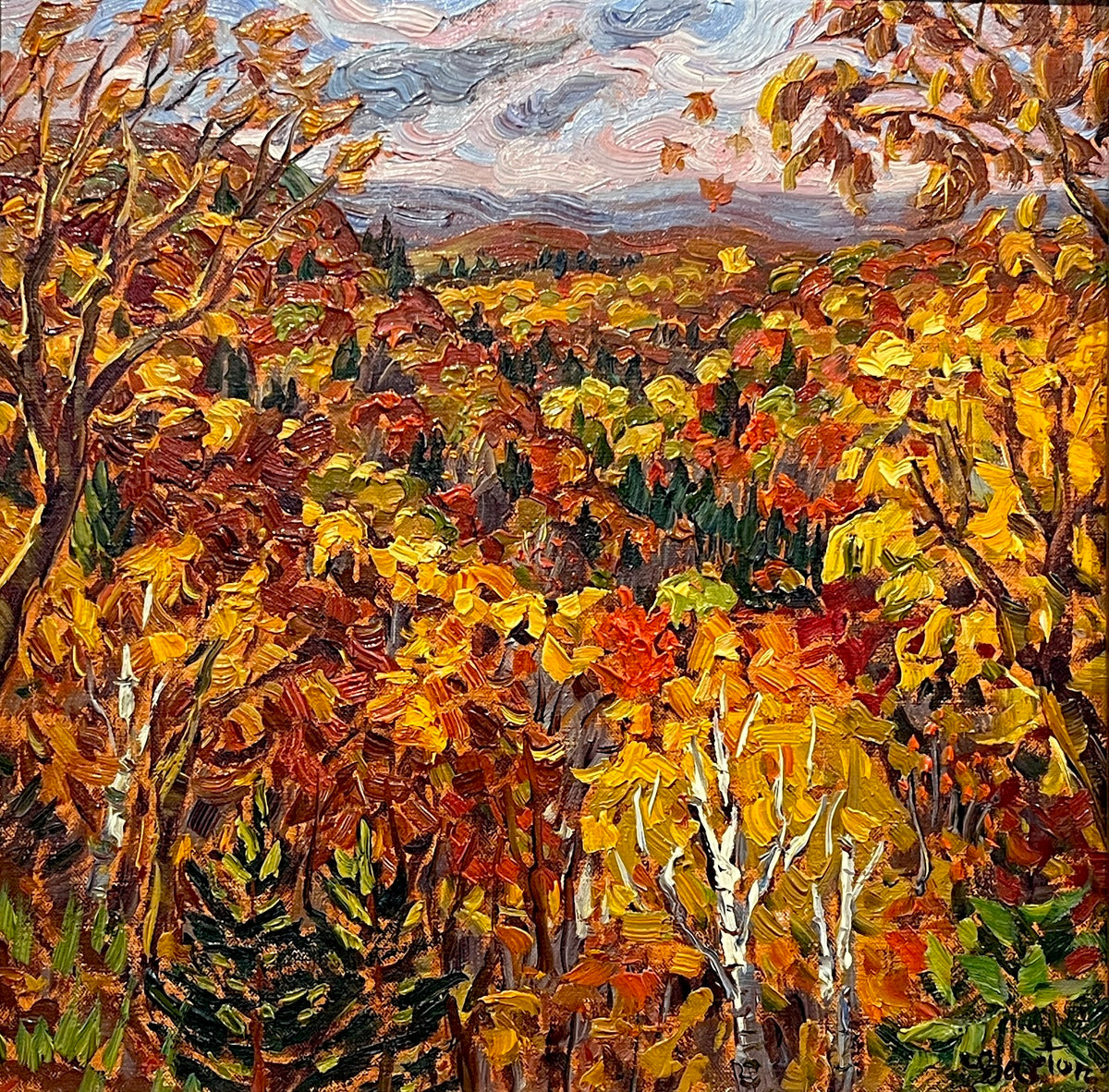 Autumn Valley Rhythms - Jordan River Valley by Kevin Barton