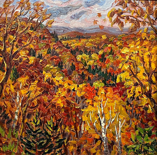 Autumn Valley Rhythms - Jordan River Valley by Kevin Barton
