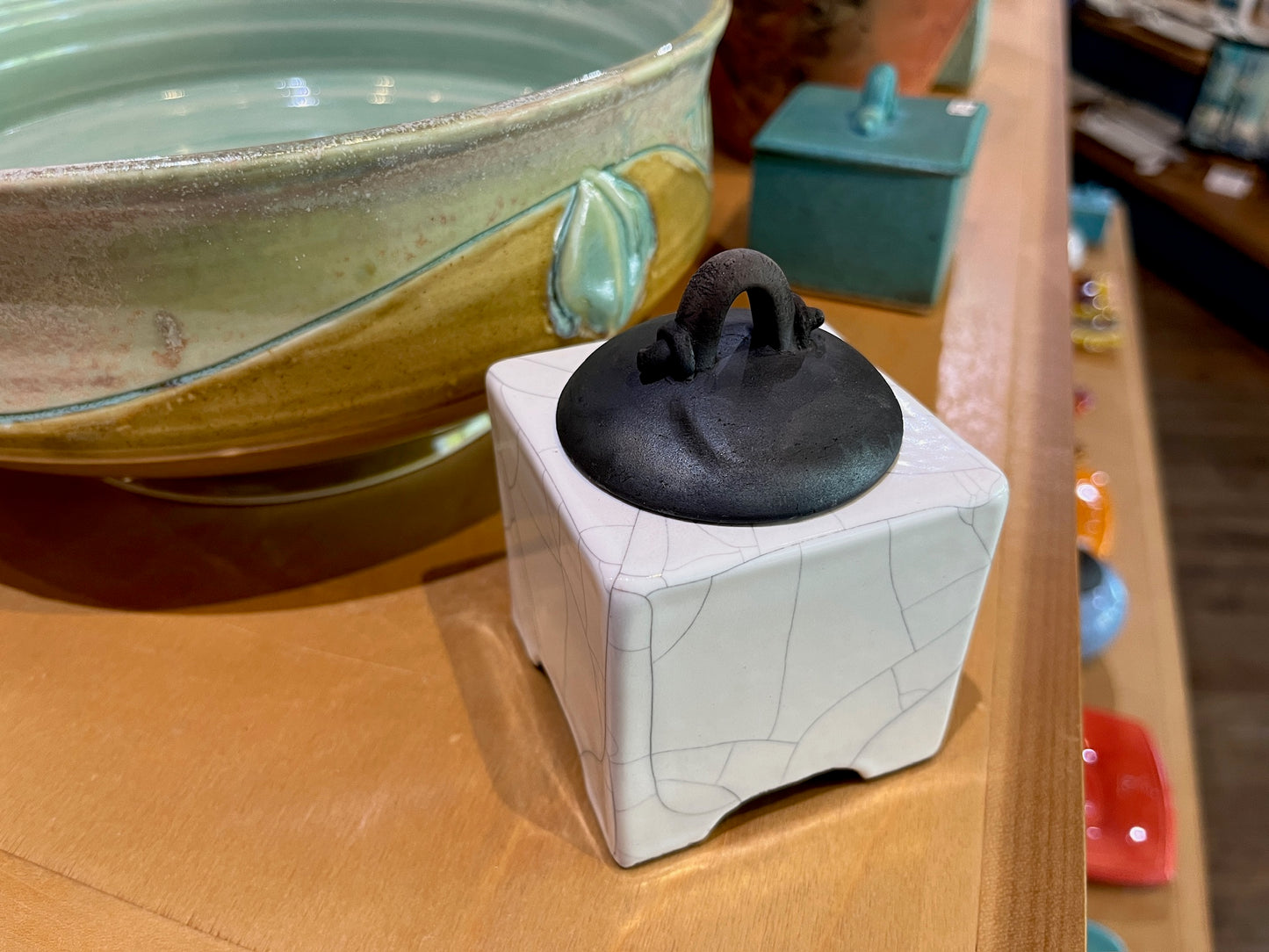 Raku Vessel 45 by Steve Vachon