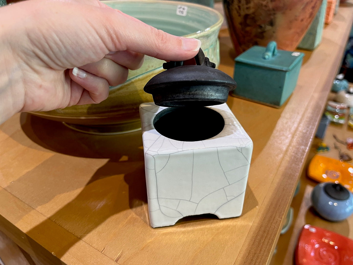 Raku Vessel 45 by Steve Vachon
