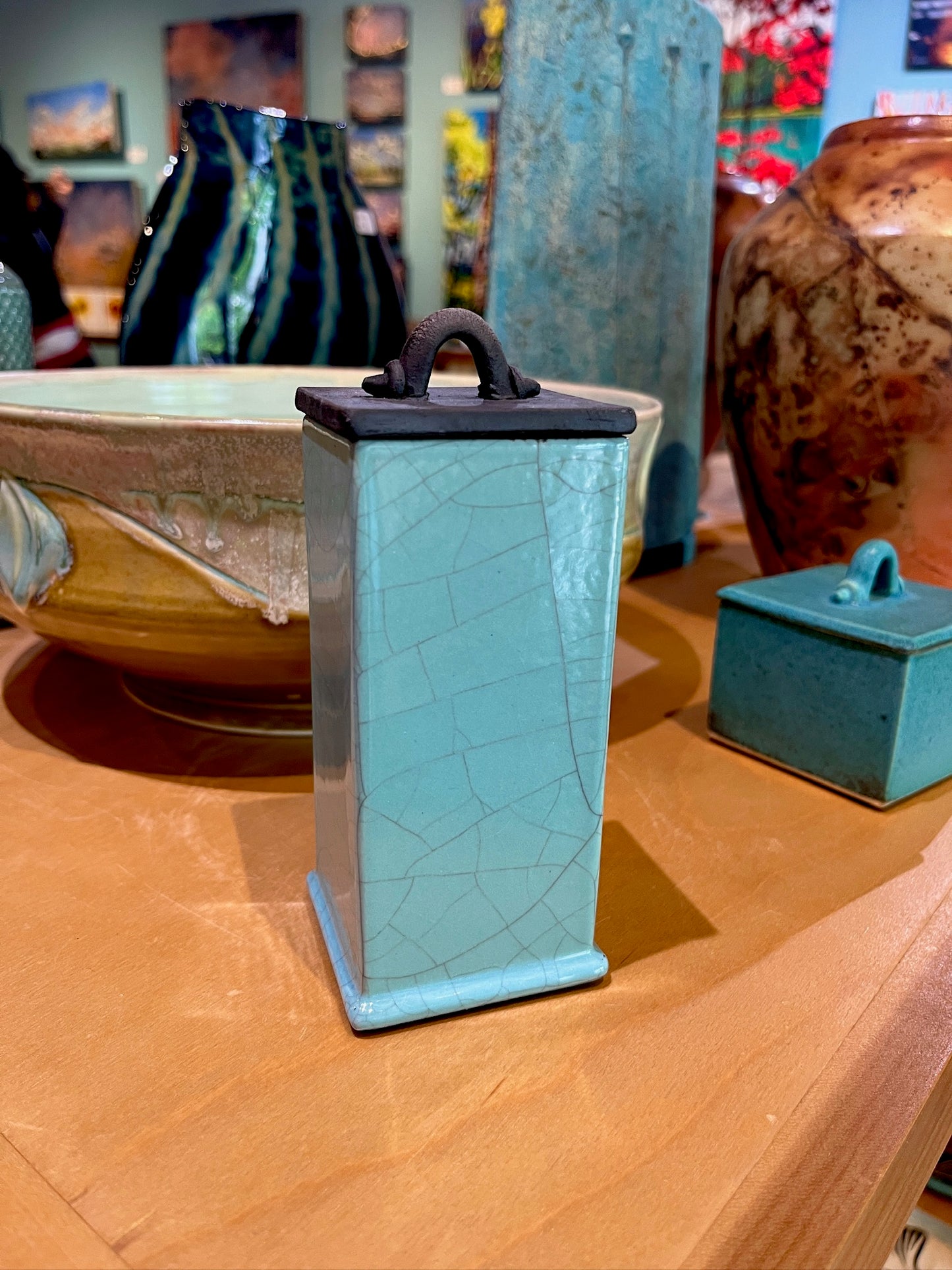 Raku Vessel 42 by Steve Vachon