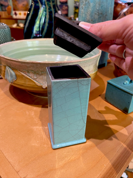 Raku Vessel 42 by Steve Vachon