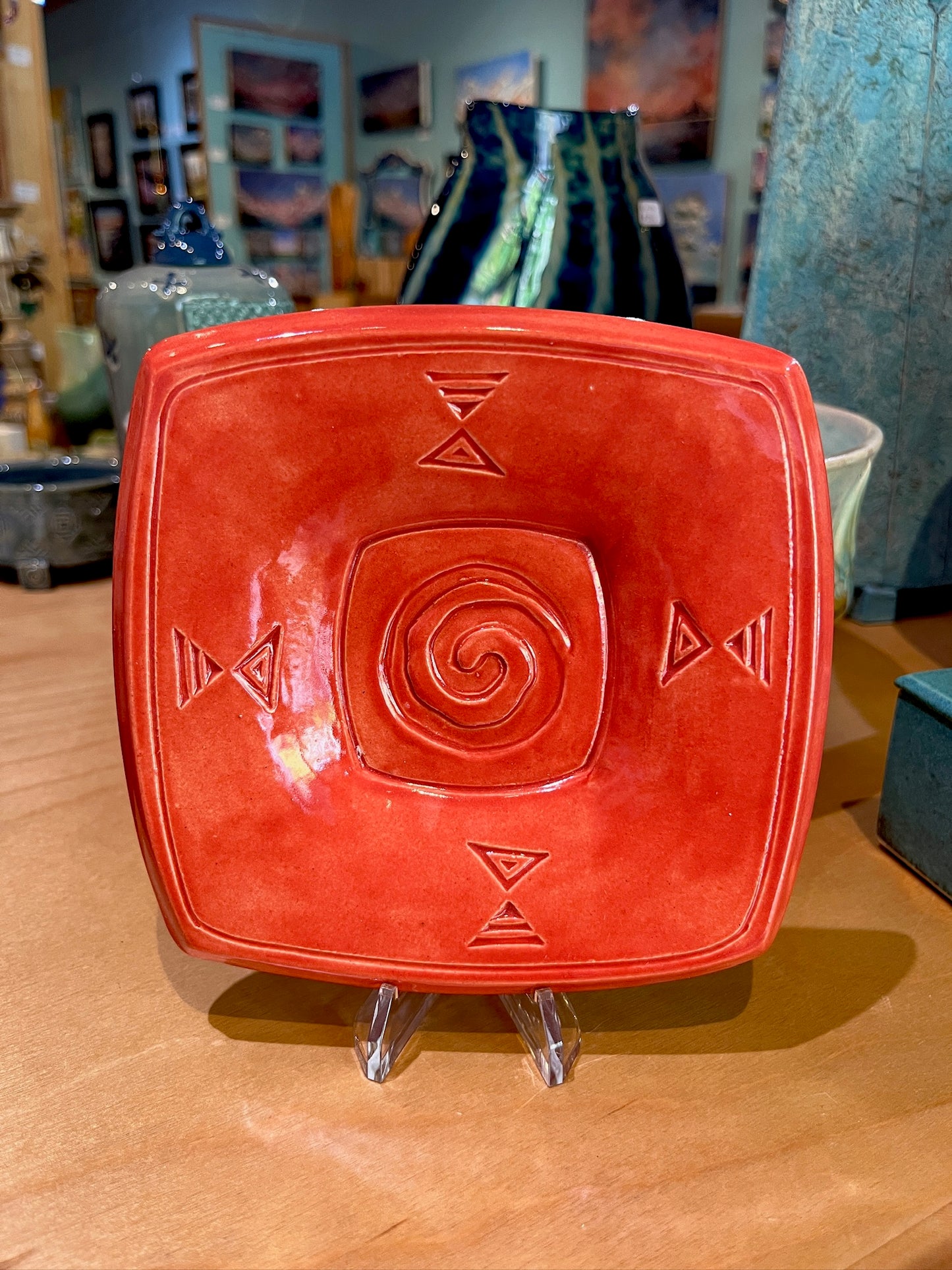 Stoneware Plate 54 by Steve Vachon