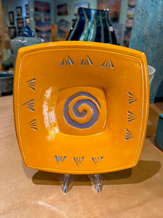 Stoneware Plate 55 by Steve Vachon