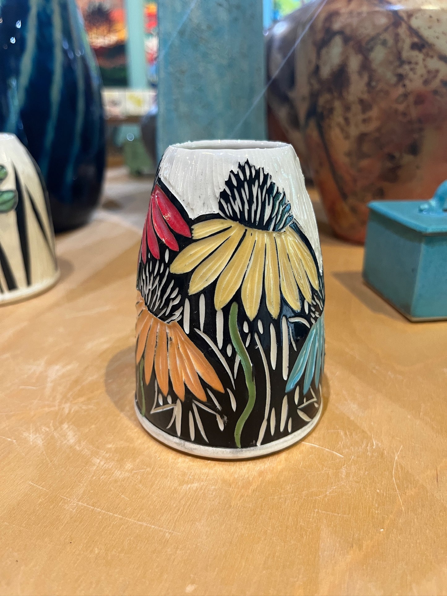 Large Bud Vase by Terrapin Tile