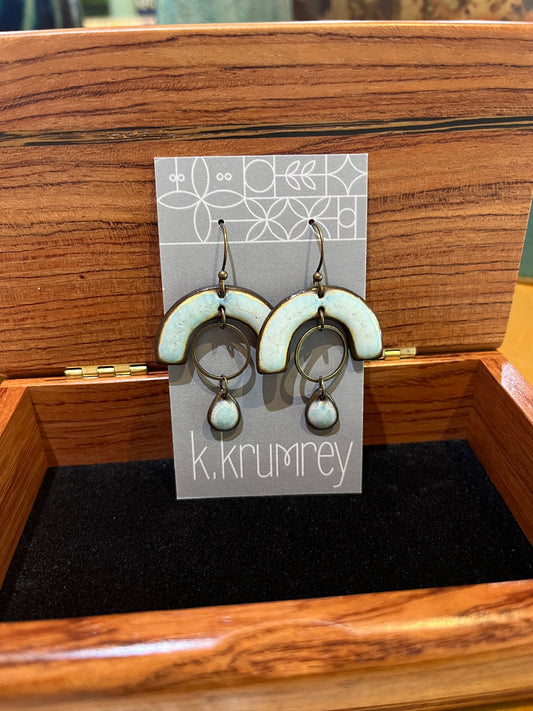 C25 Rainbow Earrings by Kim Krumrey