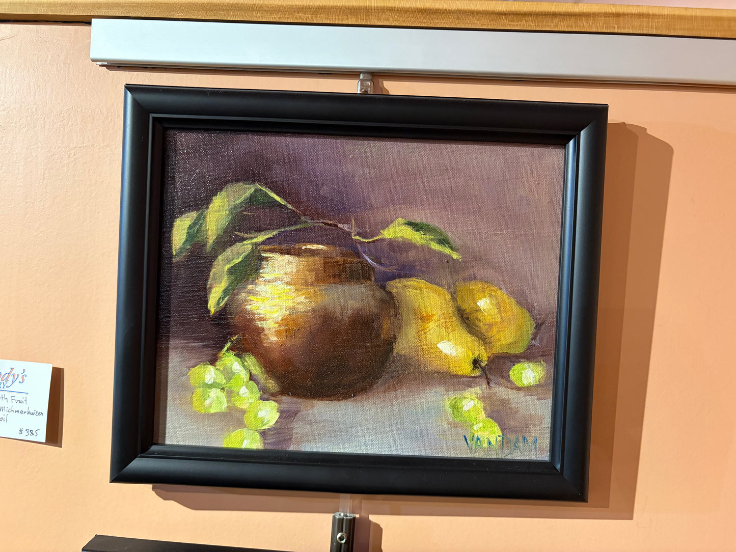 Copper Pot with Fruit by Karen Van Dam Michmerhuizen