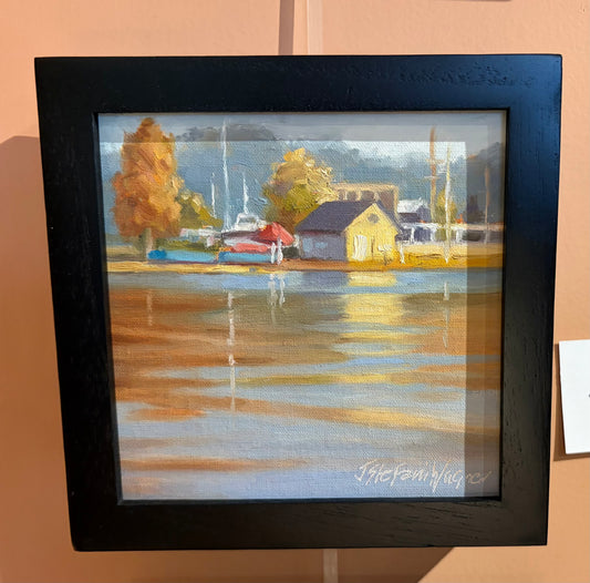 August Boathouse Redux by Jill Stefani Wagner