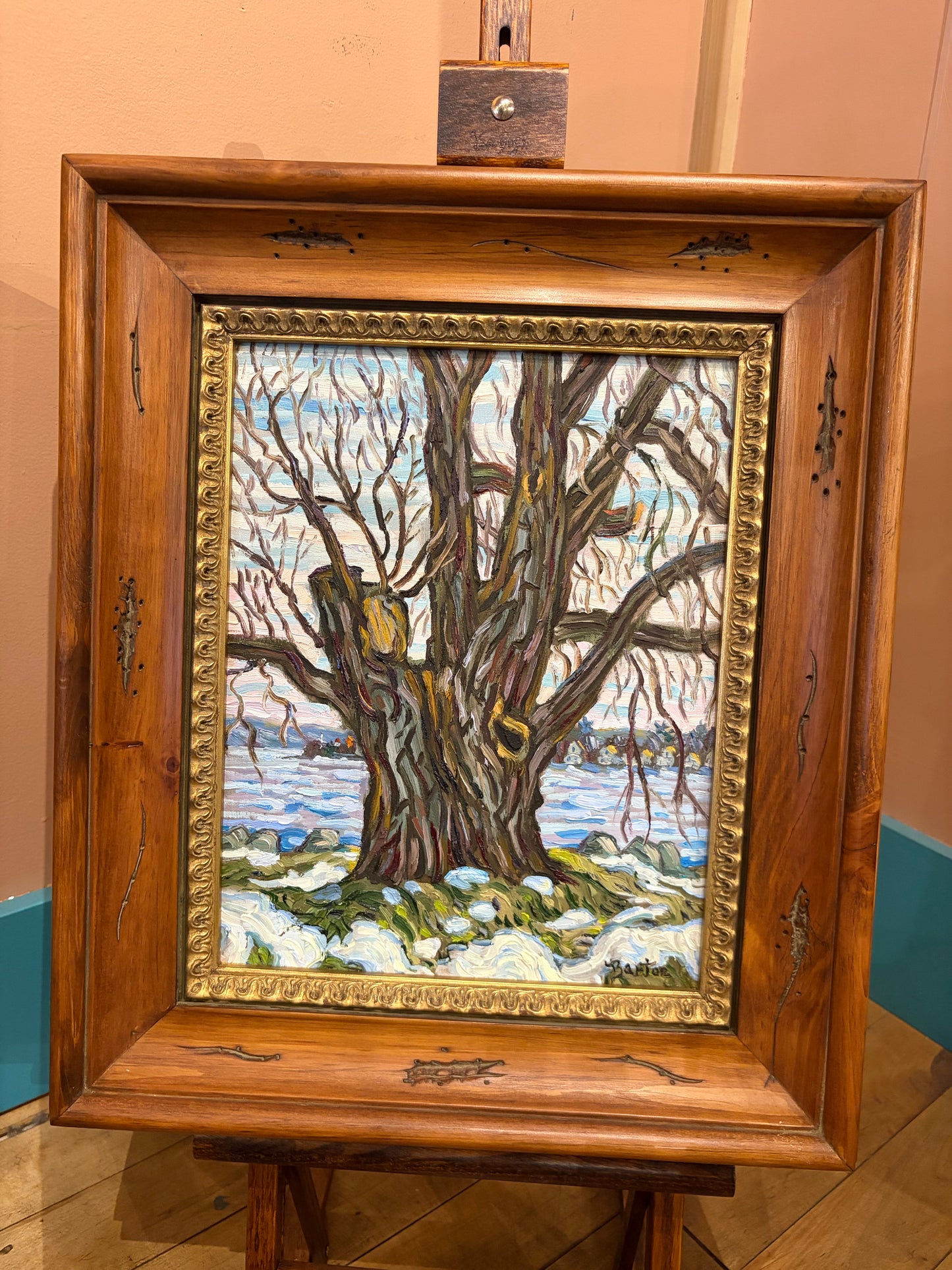Winters End at the Weque Willow by Kevin Barton