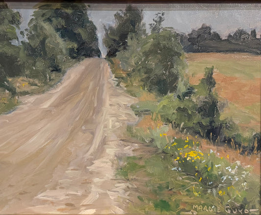 Foggy Morning Bennett Hill Road by Margie Guyot