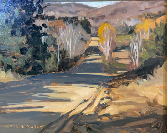 Nelson Road - Late Fall by Margie Guyot