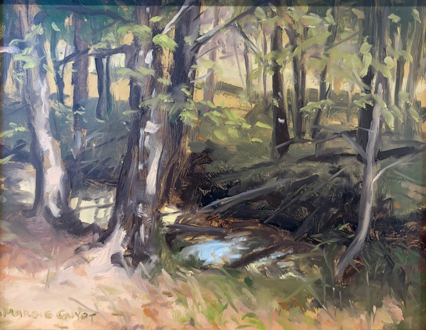 Hot Summer Day along Guyer Creek by Margie Guyot