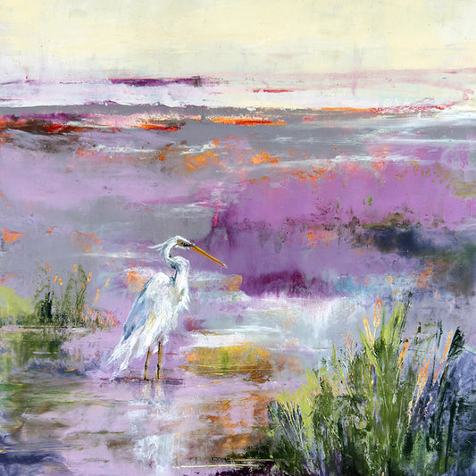 Stillness in the Lavender Mist by Julie Tibus